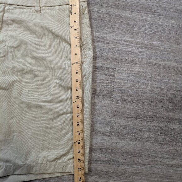 Lululemon Men's 36 Commission Short Relaxed Qwick Oxford White Tofino Sand Golf - Picture 9 of 9